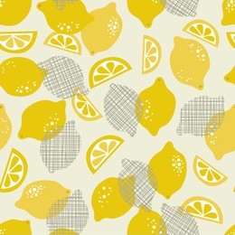 contemporary lemon seamless wallpaper tile 