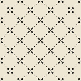 minimalistic vintage floral pattern. can be tiled seamlessly.