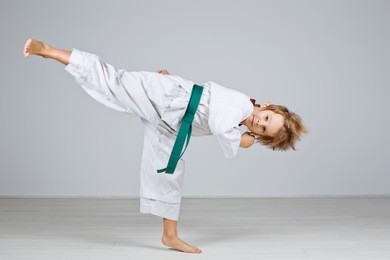 child taekwondo. series