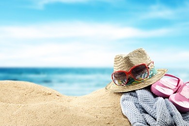 summer time and red glasses 