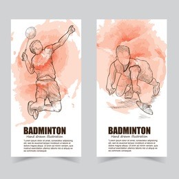 badminton banners.