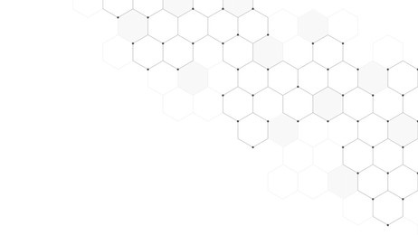vector illustration of hexagons pattern. geometric abstract background with simple hexagonal elements. creative idea for medical, technology or science design