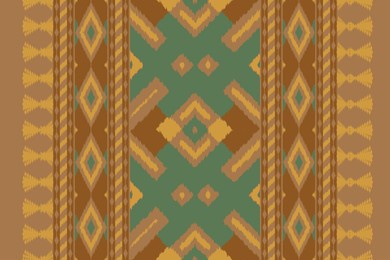 ethnic abstract ikat art. aztec ornament print. geometric ethnic pattern seamless  color oriental.  design for background ,curtain, carpet, wallpaper, clothing, wrapping, batik, vector illustration.