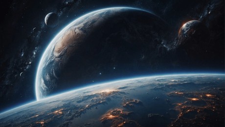 space. real look and 4k quality.