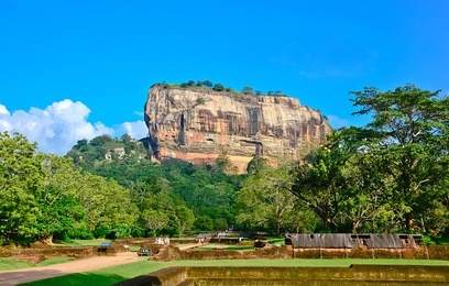 sigiriya rock fortress 5th centurys ruined castle that is unesco listed as a world heritage site in sri lanka