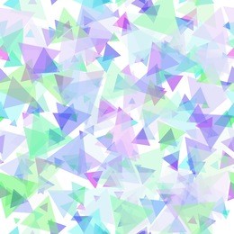 repeatable transparent, scattered triangles background, with various sizes, and edge softness