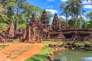 banteay srei or lady temple, siem reap, cambodia