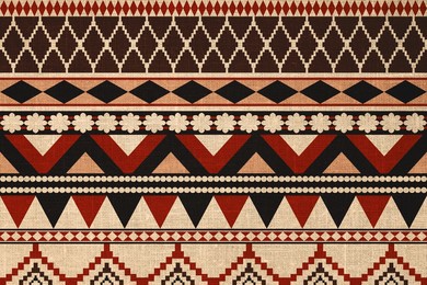 native american geometric ethnic pattern, seamless pattern of the navajo tribe. seamless vector pattern, seamless mexican rug, woven carpet. folk embroidery, bohemian, aztec style.