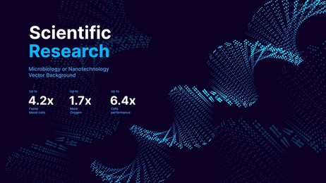 abstract dna molecule helix spiral wave blue background. medical science concept, genetic biotechnology, chemistry biology, dna gene. vector illustration. 