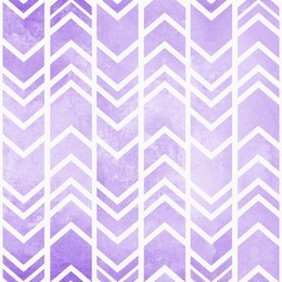 seamless tribal ikat watercolor purple pattern on a grey background