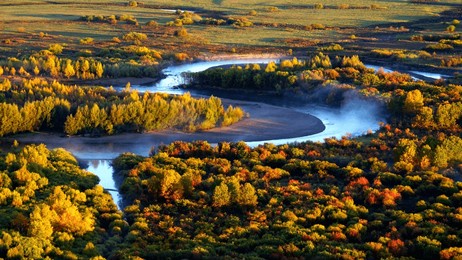   erguna wetland park,in erguna,lnner mingolia,china,it is known as the first wetland in asia.                             