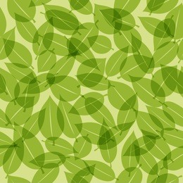 a vector graphic of leaf pattern for green tea