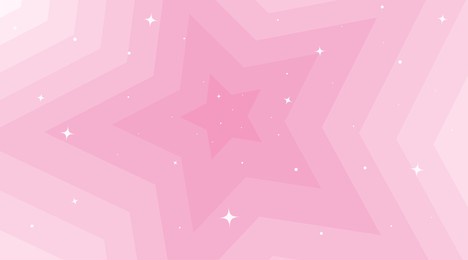 beautiful background pink stars with sparkles. vector illustration