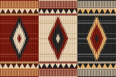 native american geometric ethnic pattern, seamless pattern of the navajo tribe. seamless vector pattern, seamless mexican rug, woven carpet. folk embroidery, bohemian, aztec style.	