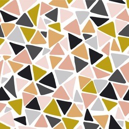 triangular pieces stylish seamless pattern.