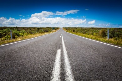 go straight   the long road in victoria, australia