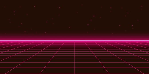 arcade retro game .pixel art background.8 bit game.retro game. for game assets in vector illustrations.retro futurism sci-fi background. glowing neon grid.and stars from vintage arcade comp