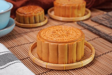 moon cakes for mid autumn festival (moon festival) traditional chinese mooncake for zhong qiu festival