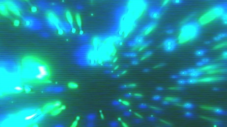 retro cctv or vhs tape lines glitch effect noise texture. glow cyan, blue, acid green rays burst. old camera stripes abstract background. horizontal scanlines. nostalgia, vintage, 70s 80s 90s design