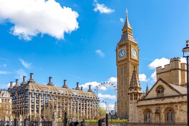 big ben tower in london, uk