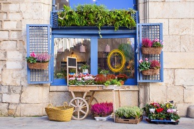flower shop, spain