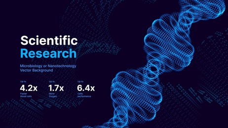 abstract dna molecule helix spiral wave blue background. medical science concept, genetic biotechnology, chemistry biology, dna gene. vector illustration.
