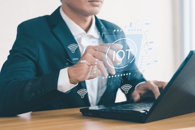 internet of things iot the internet of things is a combined network of interconnected devices and technologies that facilitate communication between devices and the cloud.