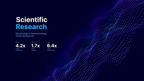 cyber big data flow particles tech business or science background. medical research or tech innovation online webinar presentation event. conference or forum vector illustration backdrop.
