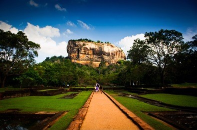 sigiriya lion rock fortress in sri lanka