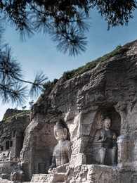 shanxi ancient architecture tourism datongyungang
