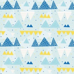 multicolored fun seamless pattern for party. bright and funny background. abstract seamless texture can be used for celebration or party.