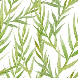 leaves, watercolor, pattern, abstract, wallpaper