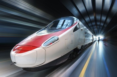 super streamlined train