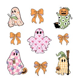 ghosts for halloween, ghost stickers