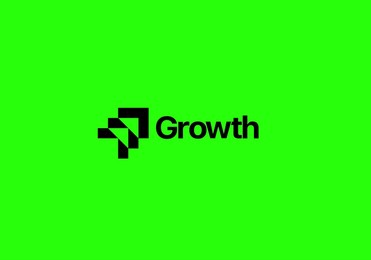 growth logo. technology, software, finance, investment, etc. logo template for businesses.