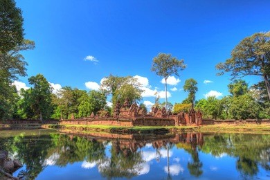 banteay srei or lady temple, siem reap, cambodia