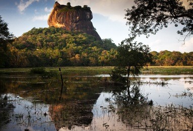 sigiriya lion rock fortress in sri lanka