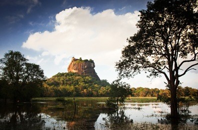 sigiriya lion rock fortress in sri lanka