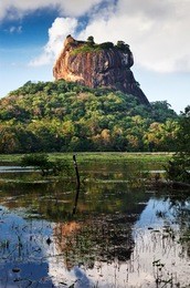 sigiriya lion rock fortress in sri lanka