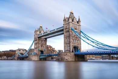 london tower bridge on the thames river. it is an iconic symbol of london, united kingdom.