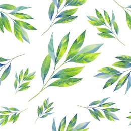 a seamless leaf pattern.