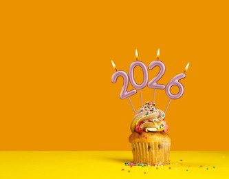 candles number 2026 for happy new year - new year's eve celebration