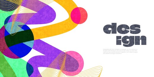 creative and colorful cover or banner design template with modern and minimal style for identity, branding, advertising or promotion. abstract layout design with vibrant concept