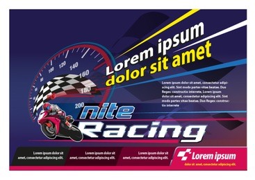 racing poster