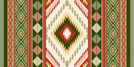 ethnic geometric pattern, seamless pattern of the navajo tribe. native american ethnic. seamless vector pattern ethnic, seamless mexican rug, woven carpet. folk embroidery, bohemian, aztec style.