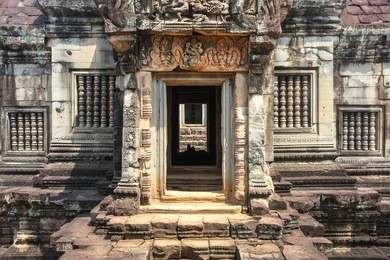 bantei samre temple, angkor city, cambodia