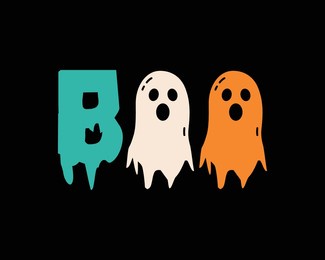 boo halloween design vector illustration