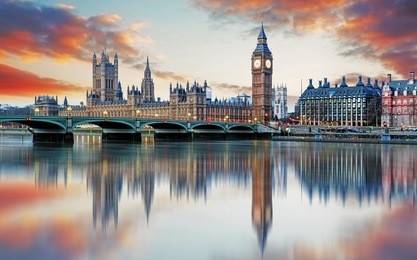 london - big ben and houses of parliament, uk