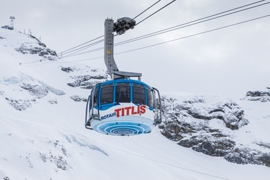 cablecar to mt. titlis in switzerland