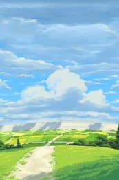 a peaceful walk to the city center